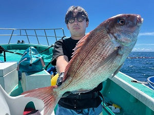 【小湊・鯛丸屋】シマアジ不発もマダイ2.4kg!浅場のコマセ釣りで好釣果