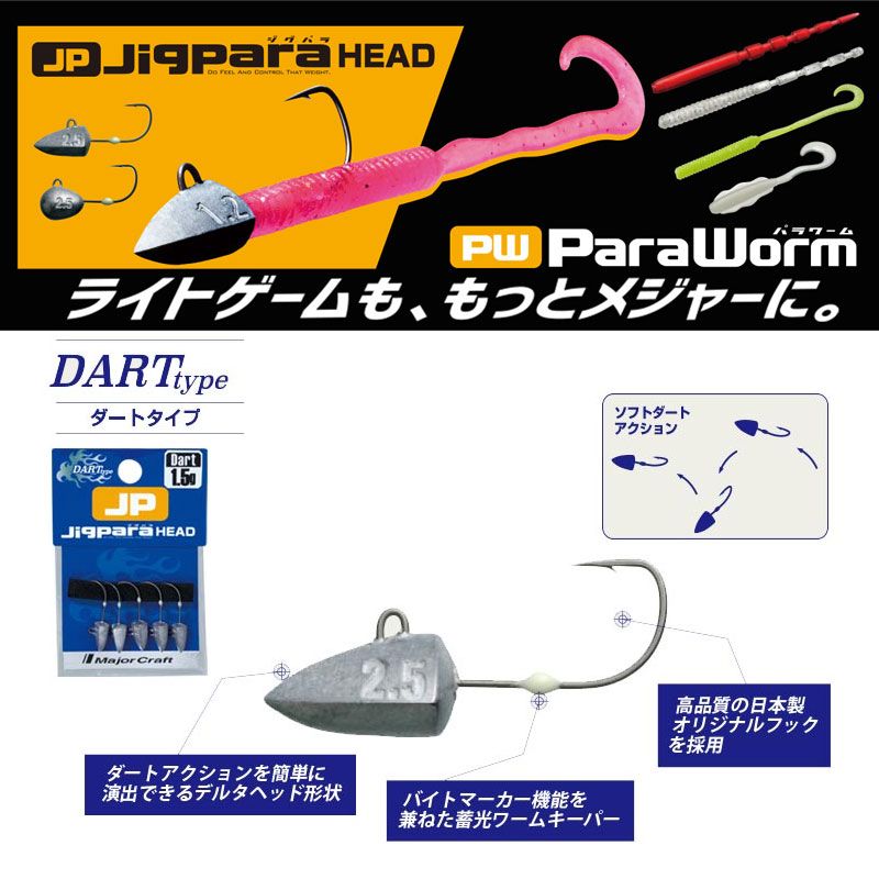 ジグパラヘッド・ダートモデル 2.5g