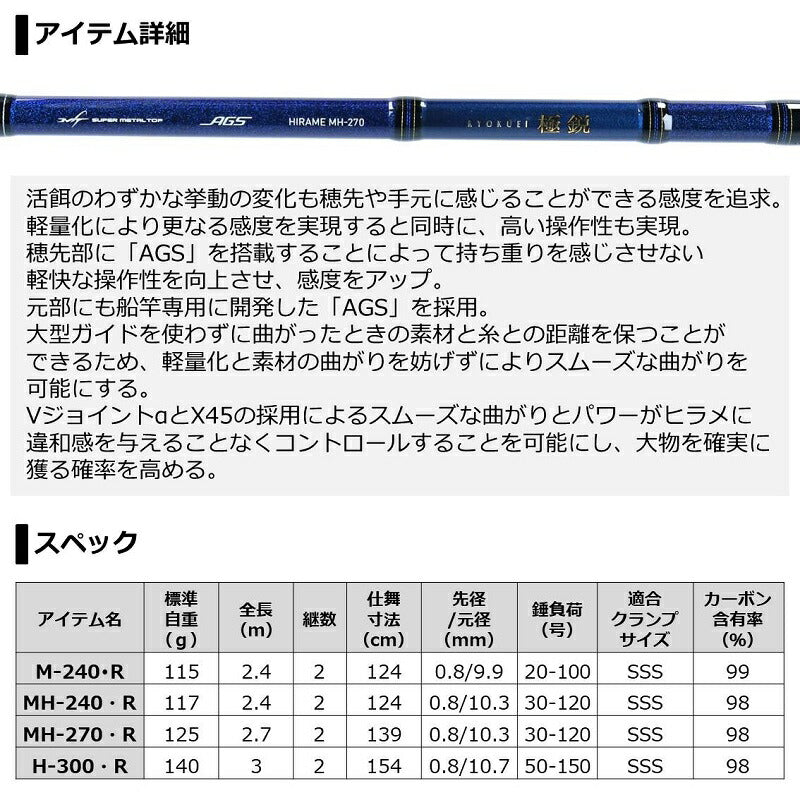 極鋭ヒラメ MH-240・R