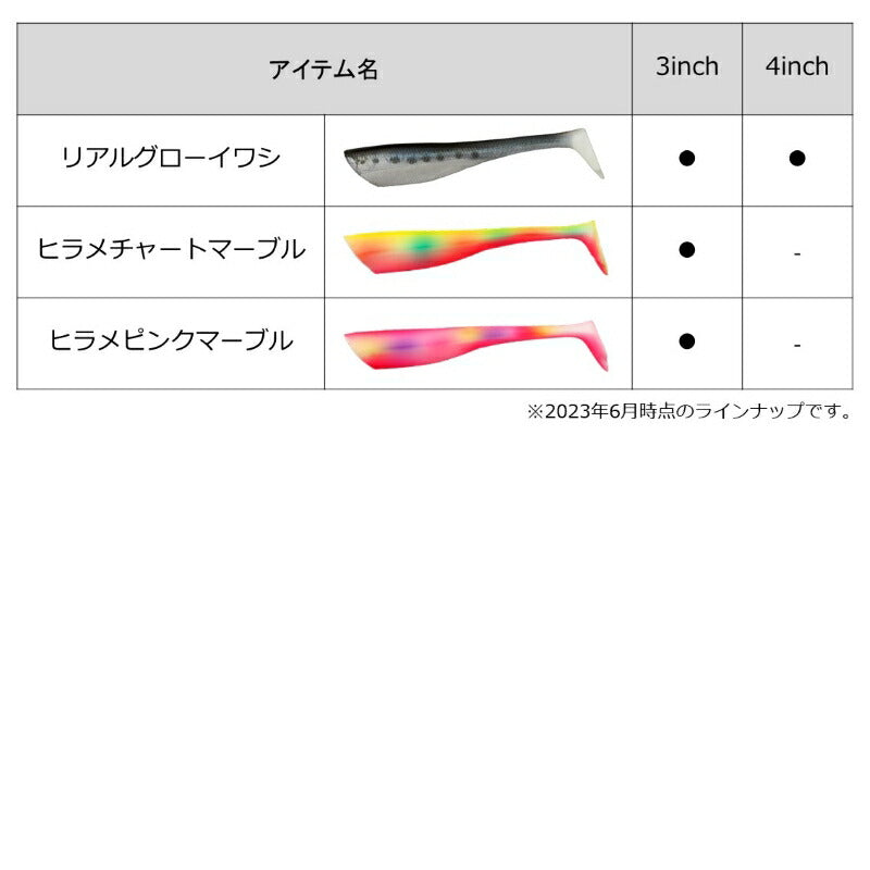 フラットジャンキー ロデム3 スペアボディ ヒラメチャートマーブル