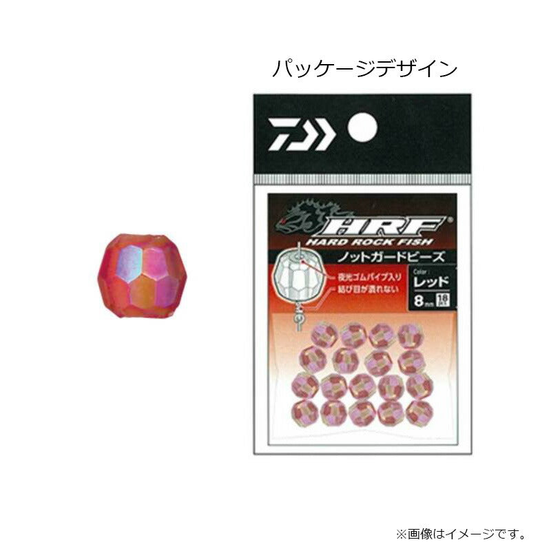 HRFノットガードビーズ8mm レッド