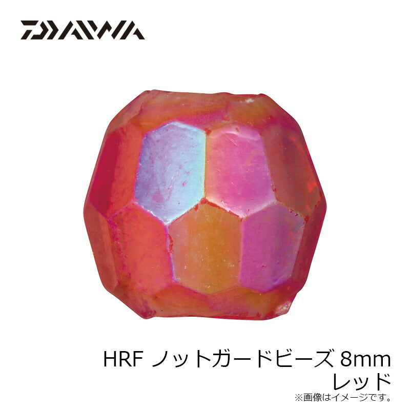 HRFノットガードビーズ8mm レッド