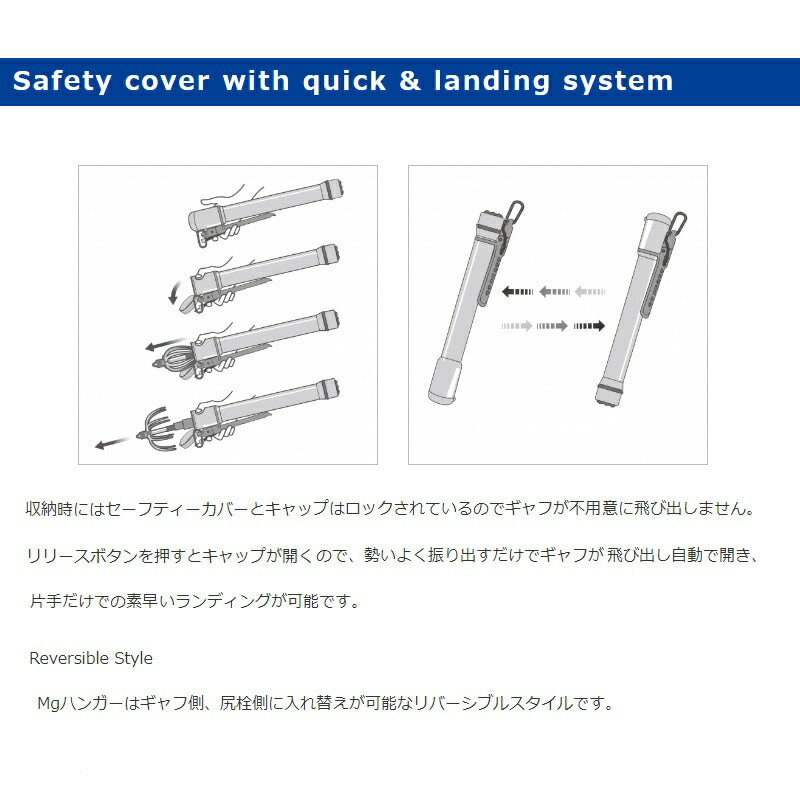 オートキングギャフ CS300 ガンメタ