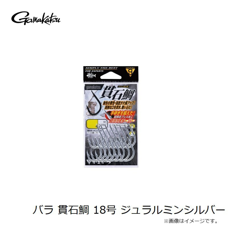 貫石鯛 ジュラルミンシルバー