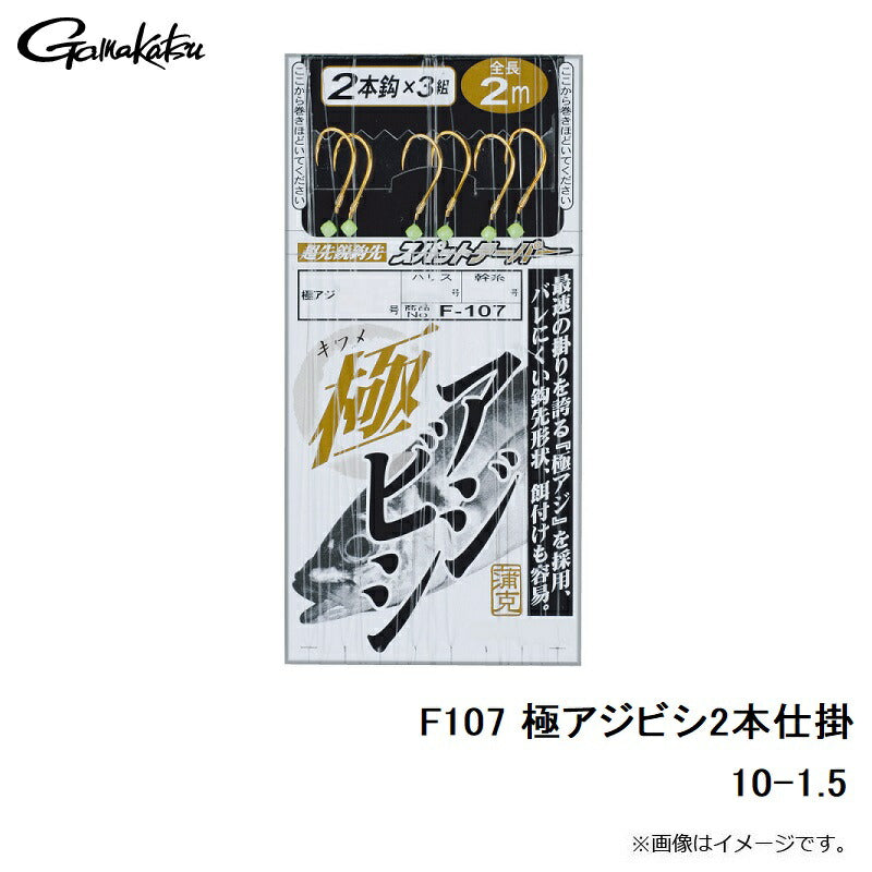 極アジビシ 2本仕掛
