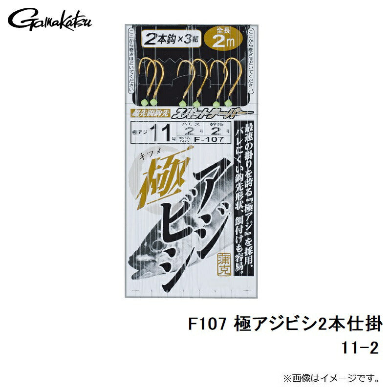 極アジビシ 2本仕掛
