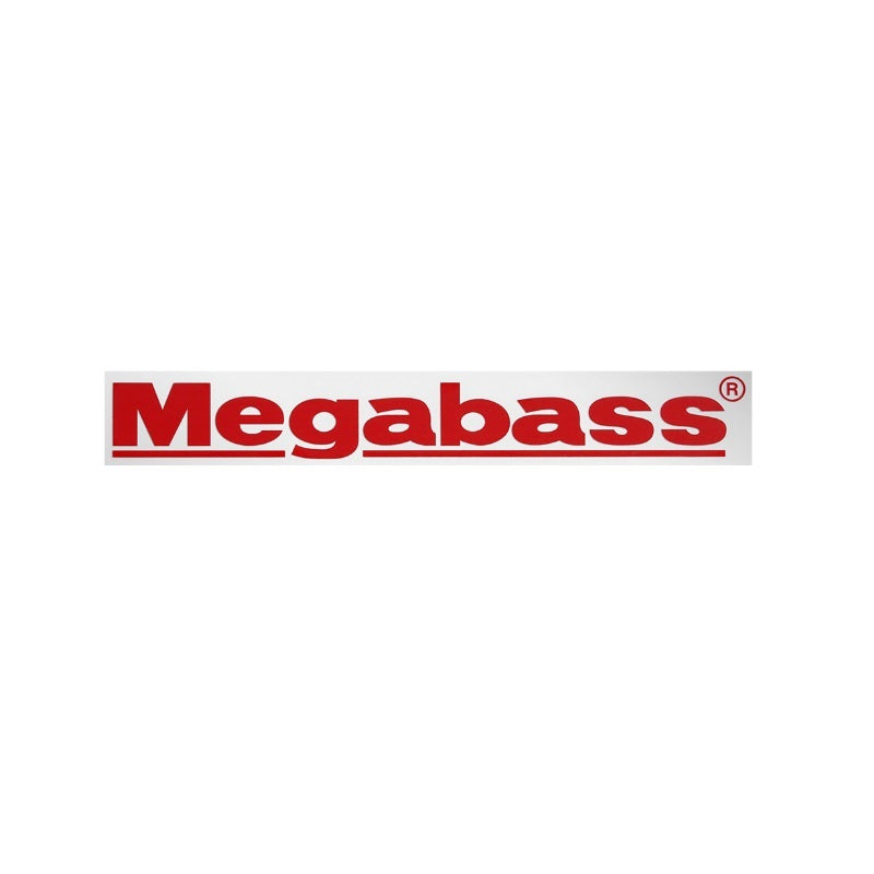 カッティングステッカー Megabass 30cm レッド