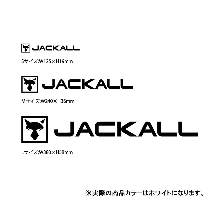 JK カッティングステッカー 長方形 M ホワイト