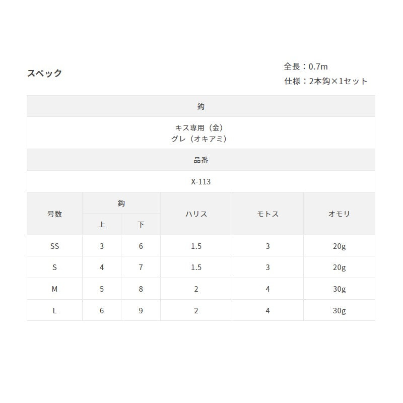 X-113 ボウズのがれ ライトゲーム