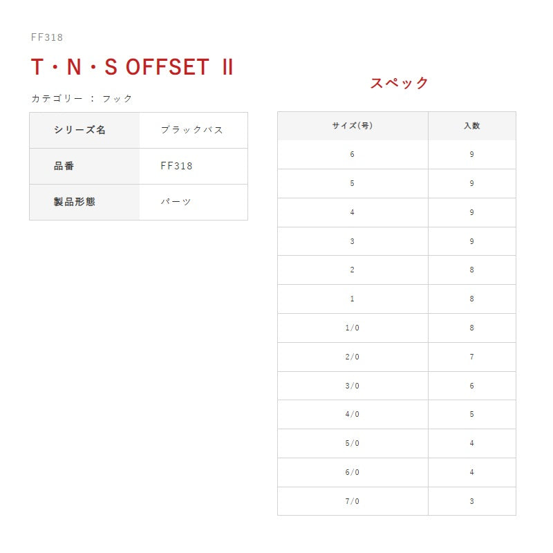 FF318 T・N・S OFFSET II (TNSオフセット2)