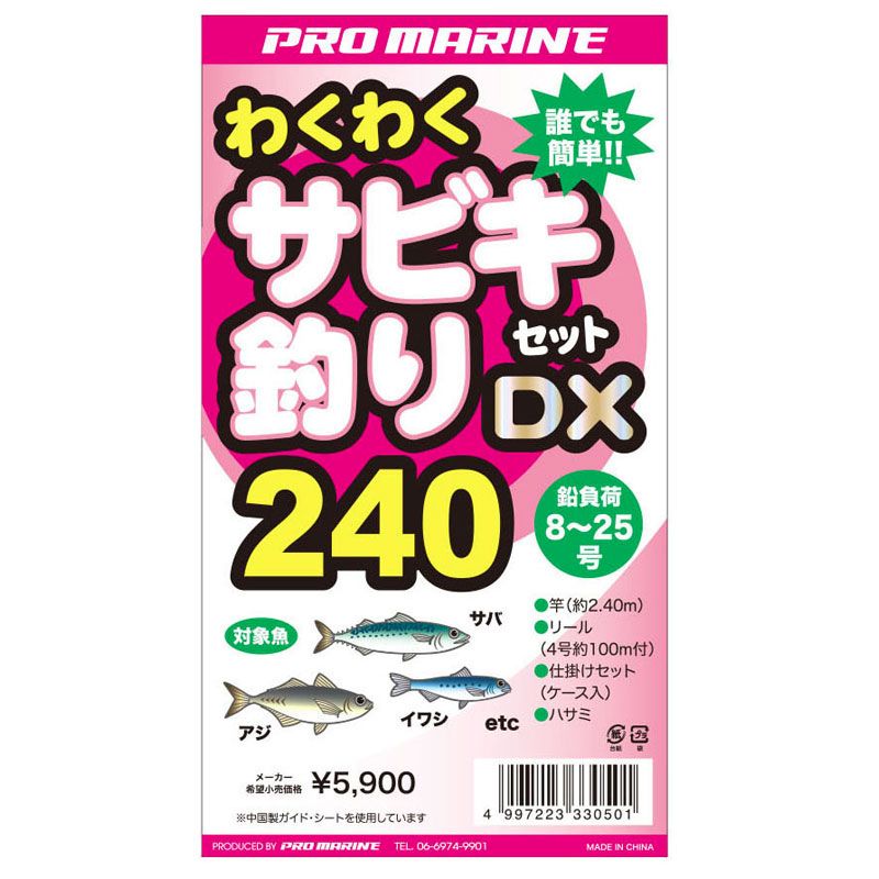 PGわくわくサビキ釣りセットDX 300