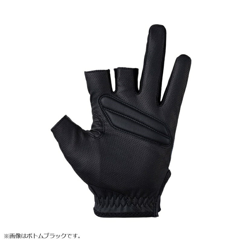 DG-2023 アイスドライパッド付きグローブ 3本カット ボトムオレンジ L