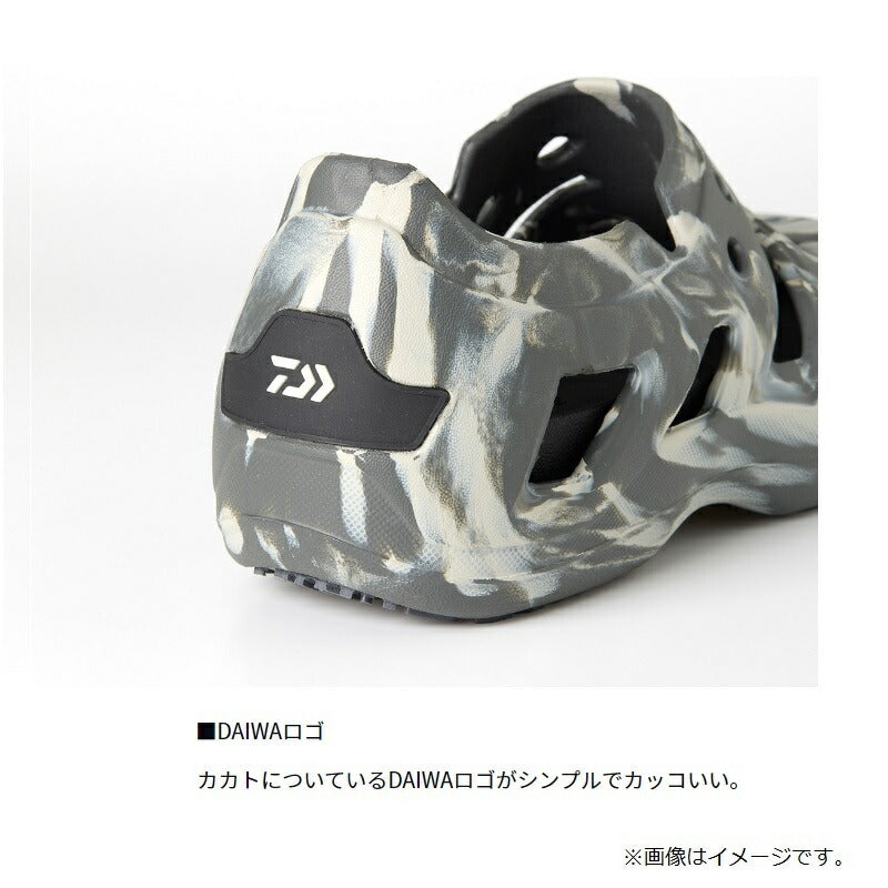 DL-1482HV ダイワラジアルデッキフィットサンダル グレーマーブル S