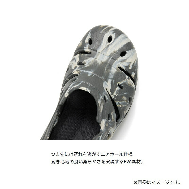 DL-1482HV ダイワラジアルデッキフィットサンダル グレーマーブル S
