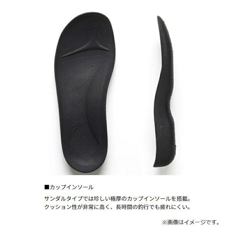 DL-1482HV ダイワラジアルデッキフィットサンダル グレーマーブル LL