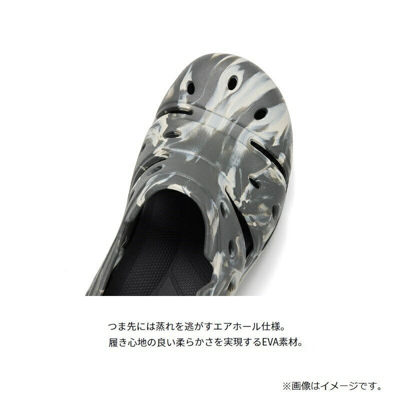 DL-1482HV ダイワラジアルデッキフィットサンダル グレーマーブル LL