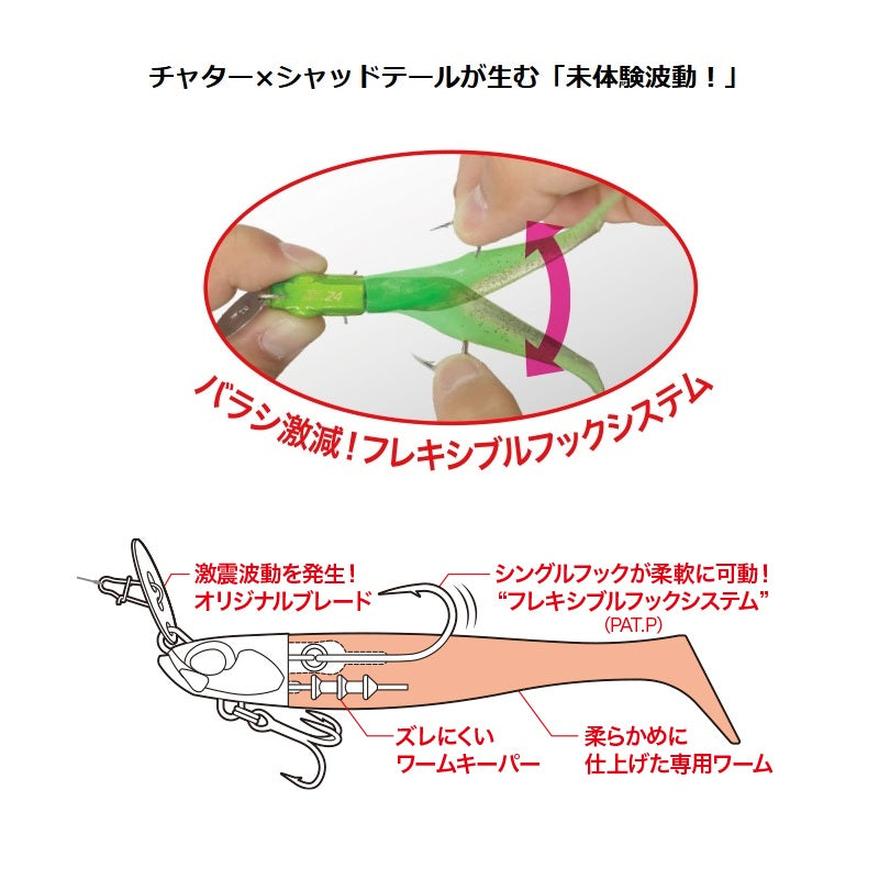 ベイルーフ BRチャターシャッドセット 18g