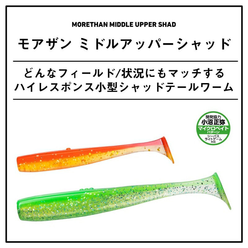 モアザン ミドルアッパーシャッド 3.5インチ