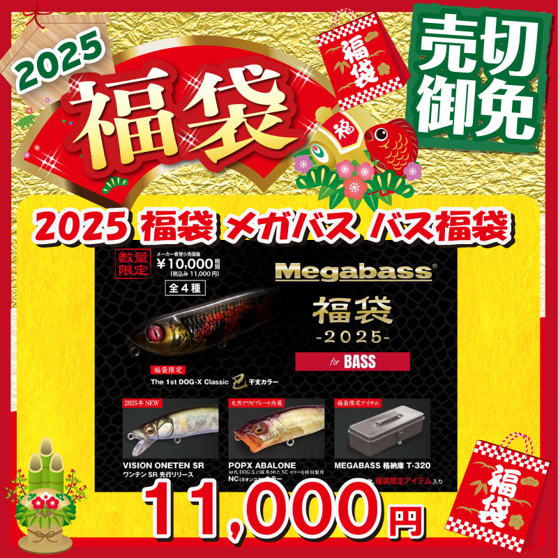 2025 福袋 メガバス バス福袋 – つり具のBunBun.com