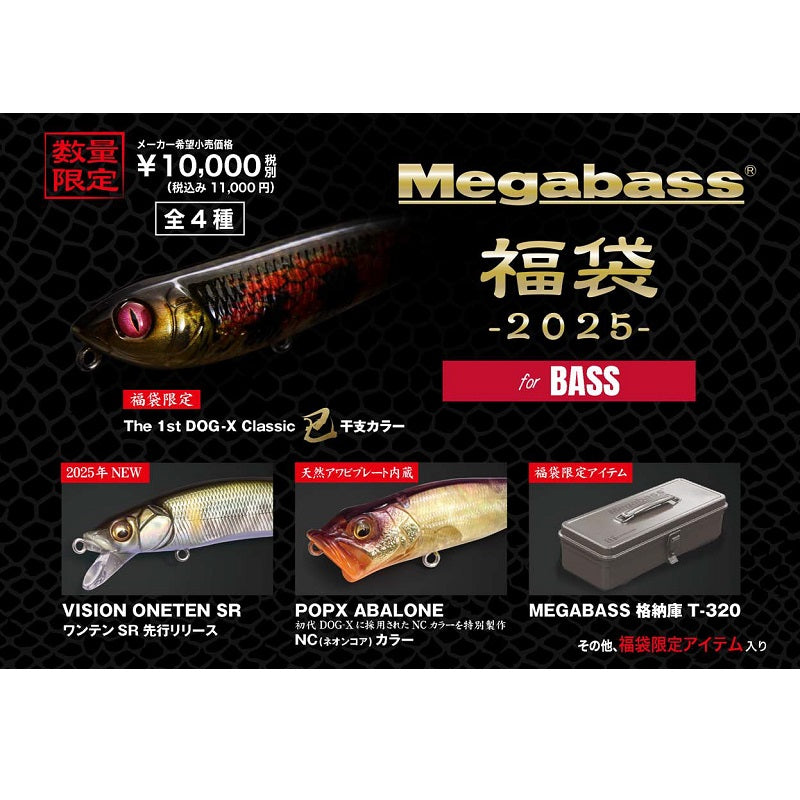 2025 福袋 メガバス バス福袋