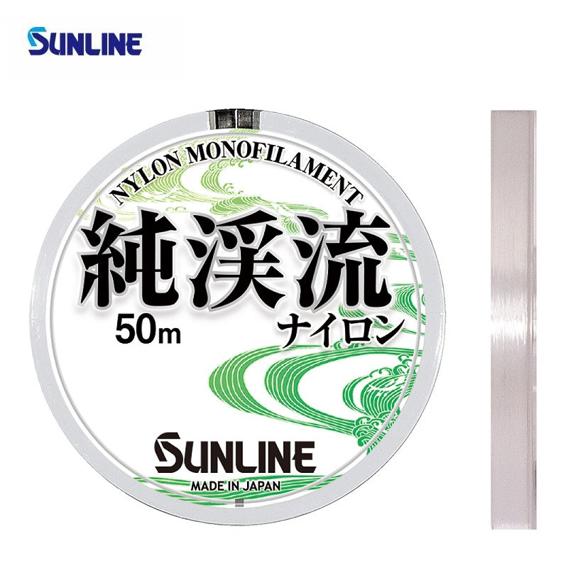 純渓流ナイロン 50m 1.5号 クリア