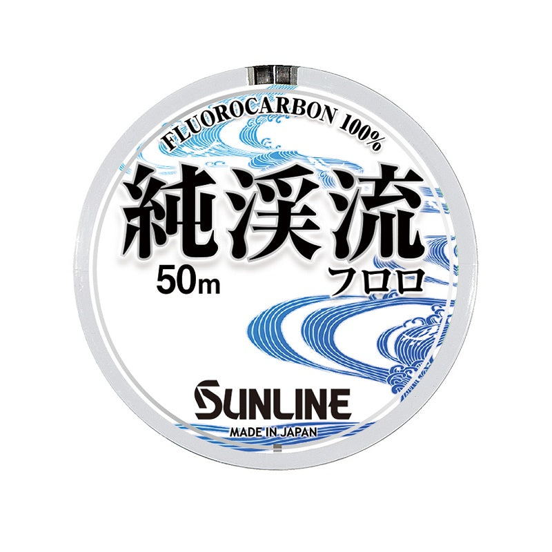 純渓流フロロ 50m 0.8号 クリア