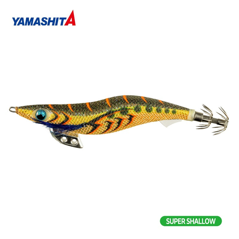 エギ王 K 3.5 スーパーシャロー 082 オレノオリーブ ラメ布 金ボディ