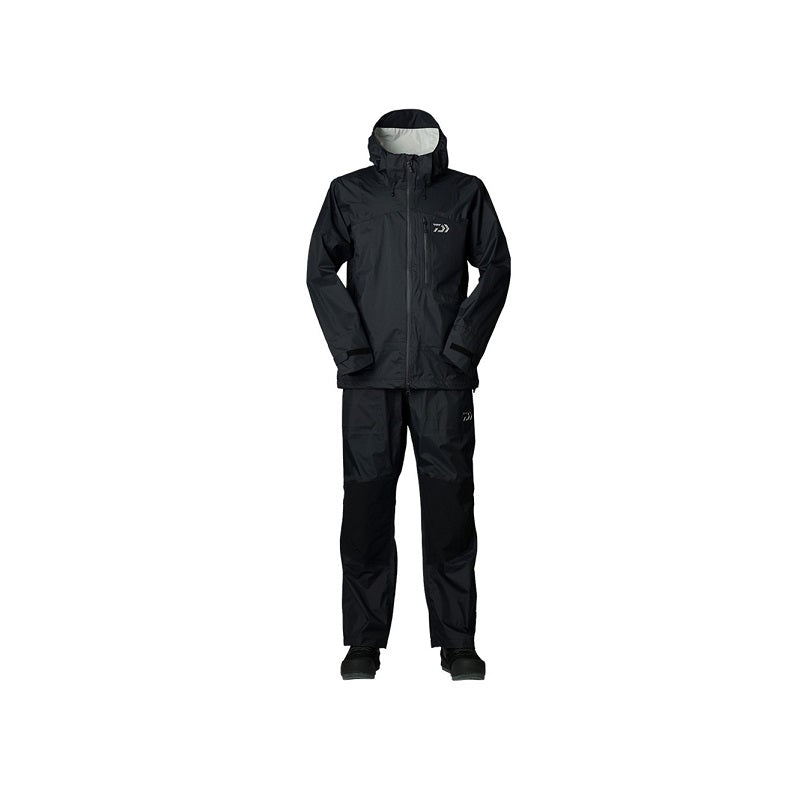 【在庫限り特価】 DR-3422 レインマックス EGレインスーツ ブラック 2XL