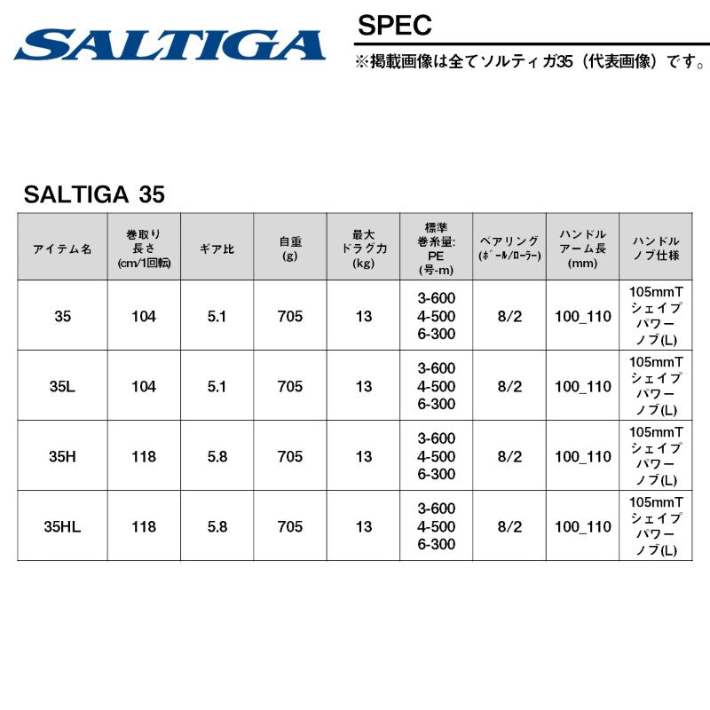 25 ソルティガ 35L / 左ハンドル