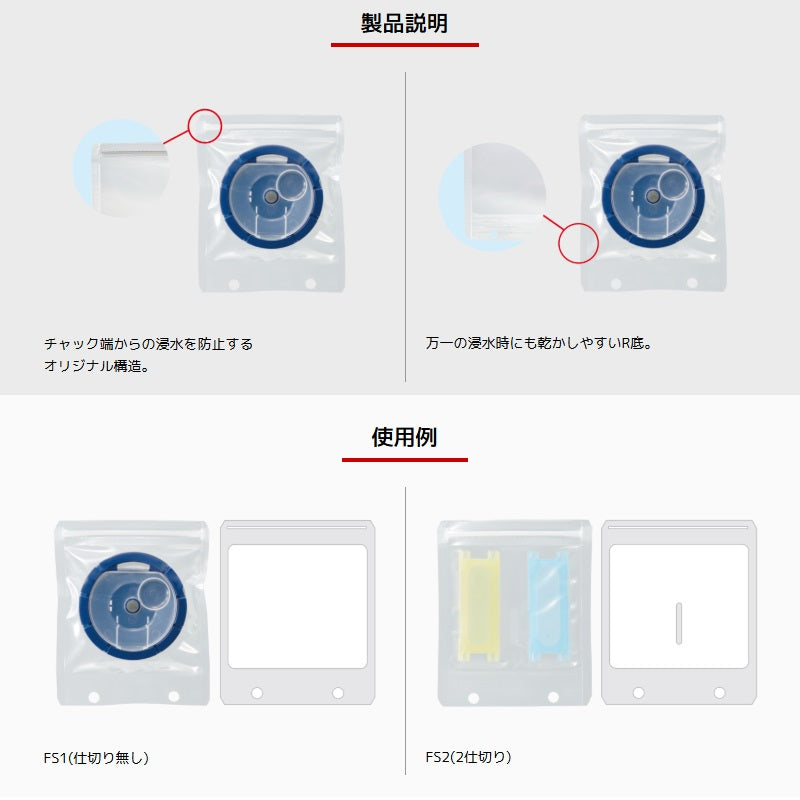ファインパックS 専用防水袋 FS1