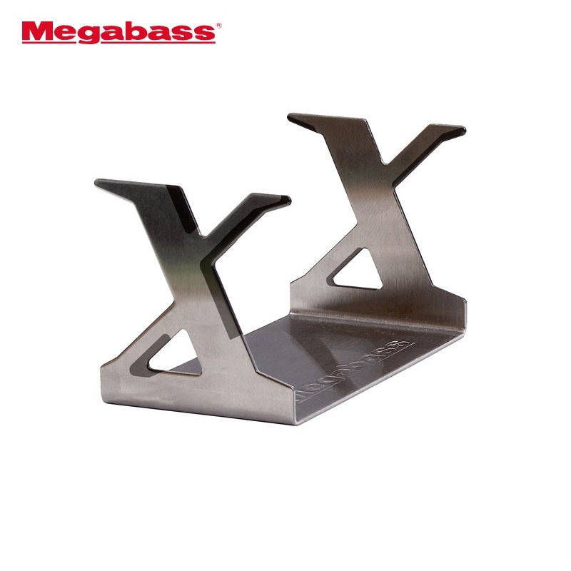Megabass ルアースタンド76 シルバー