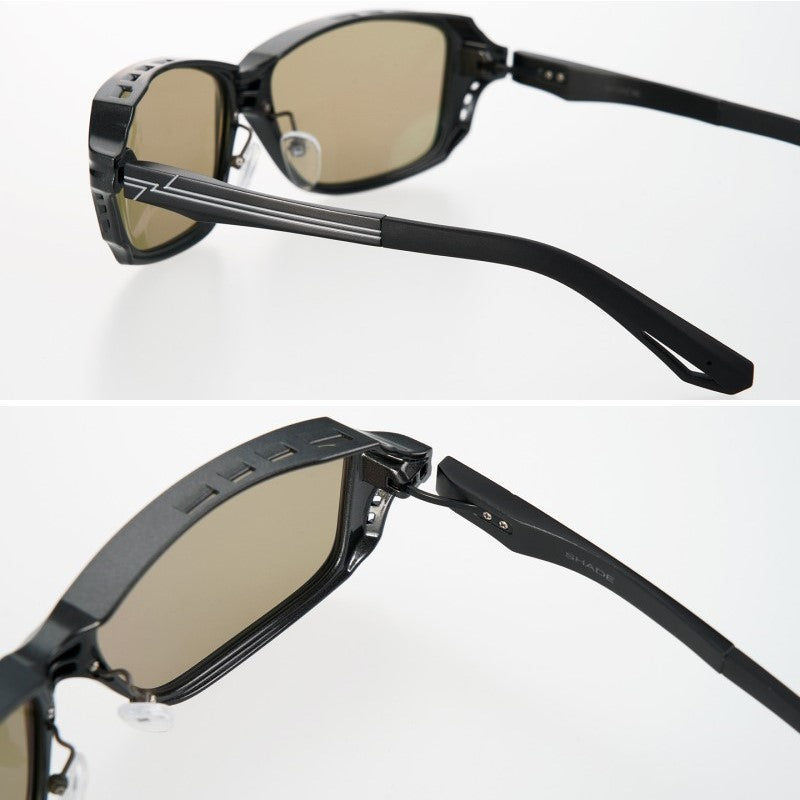 SHADE シェイド F-2243 スモーク/マットブラック マスターブルー