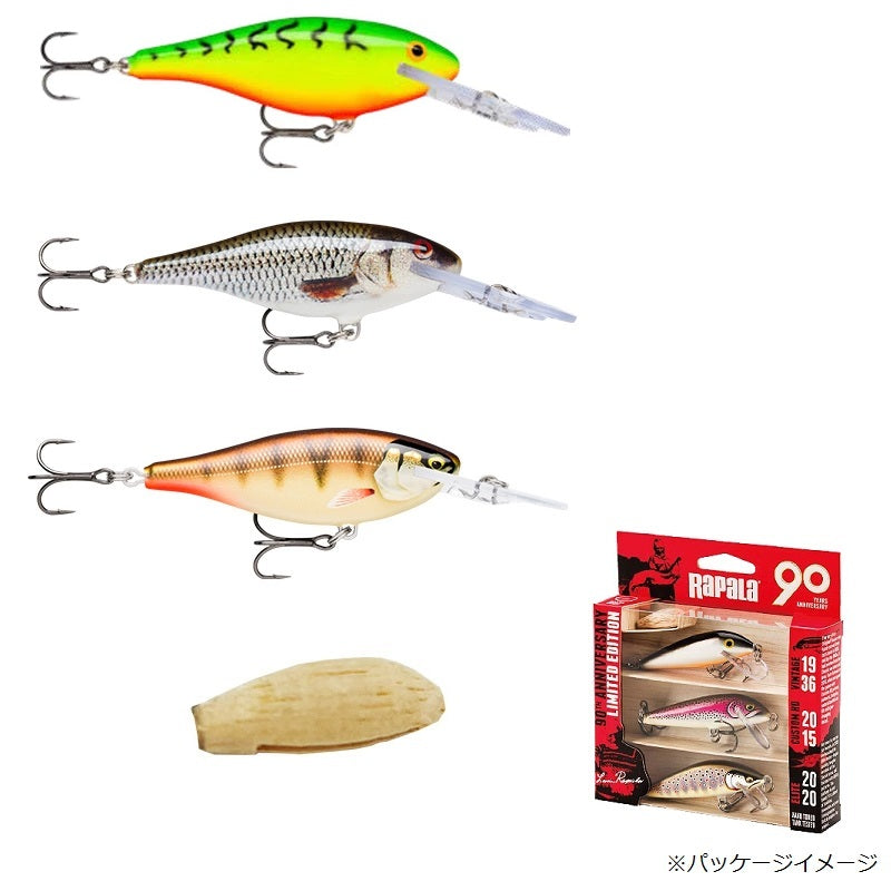 Rapala 90周年 シャッドラップ ミッドブライトパーチスペシャリスト