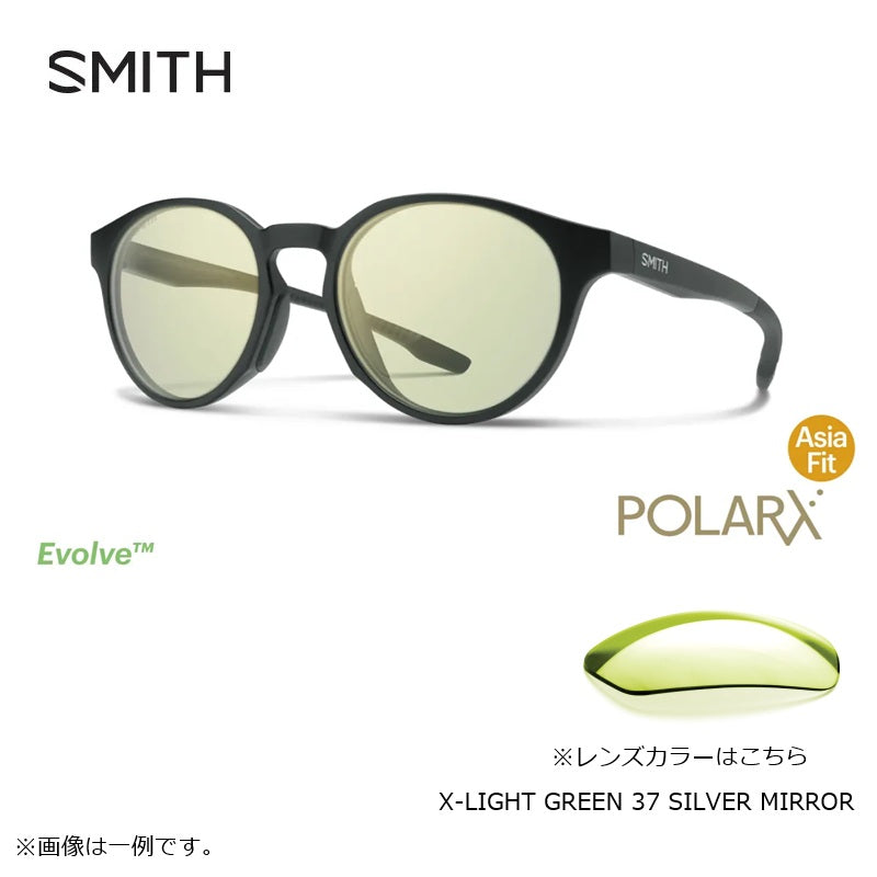 サーク POLARX Cirque Matte Black X-Light Green 37 Silver Mirror