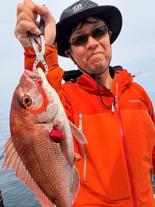【京都・丹後】シーマンさんでディープタイラバ！初挑戦で59cm真鯛をキャッチ