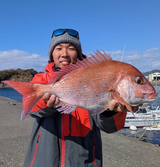 【両軸遠投カゴ釣り】冬の静岡堤防で50cmマダイをキャッチ！釣行レポート🎣