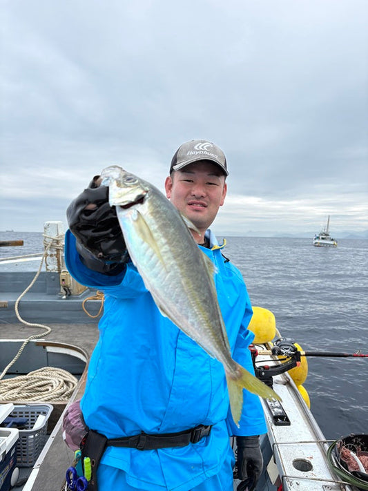 【和歌山・御坊】千代丸でジャンボ平アジ釣行会！48cm級含む32匹の好釣果✨