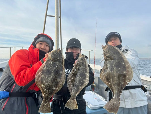 鹿島沖でヒラメ釣り！数もサイズも絶好調の釣行レポート