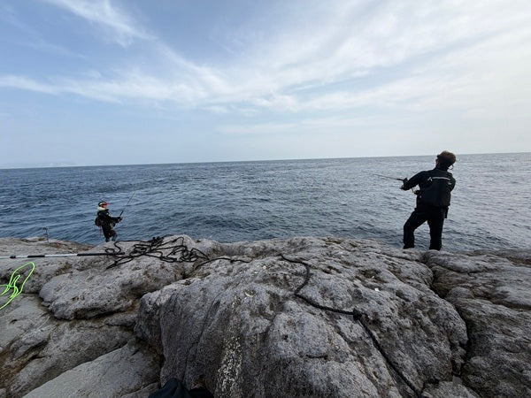 【神津島ロックショア】キハダマグロ狙い！水温低下で激渋の一日🌡️