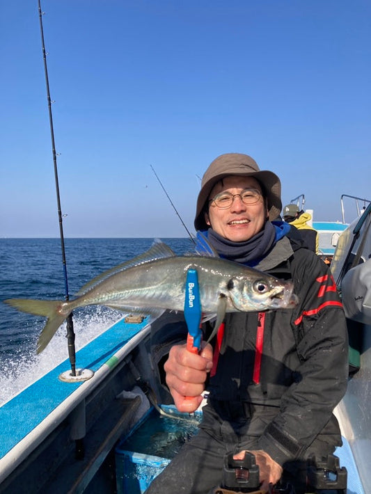 【大阪・忠岡】鬼アジ＆クログチ釣り！釣り船ふじたやで40.5cmの良型鬼アジをキャッチ
