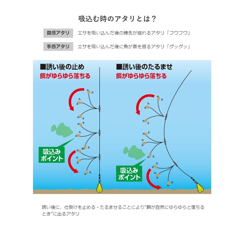 RG-KE1Q カワハギ仕掛け 楽々セット 吸わせ力 (チカラ)