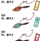 スイミングリグ 艶バサロ 14g 銀ラメ