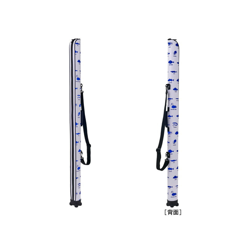 GC270 スリムロッドケース 145cm ホワイト(魚柄)