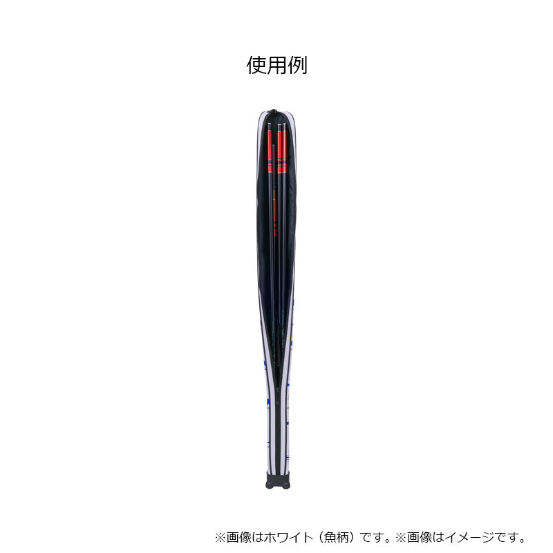 GC270 スリムロッドケース 145cm ホワイト(魚柄)