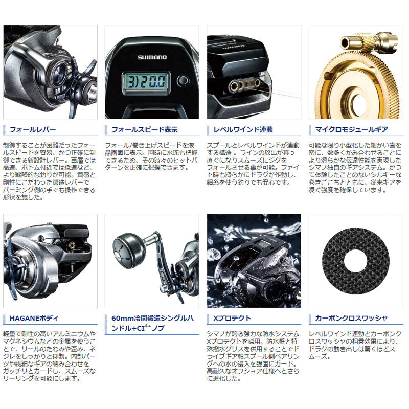 【在庫限り特価】 18 グラップラープレミアム 151XG / 左ハンドル
