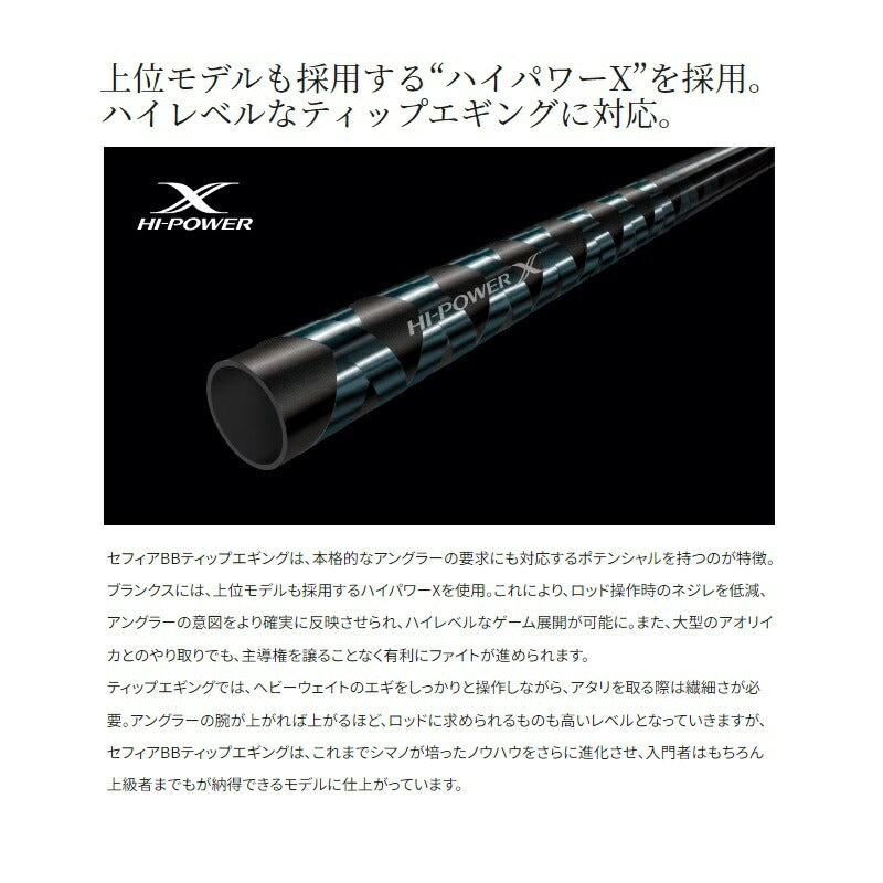 23セフィアBBティップエギング R-S66ML-S