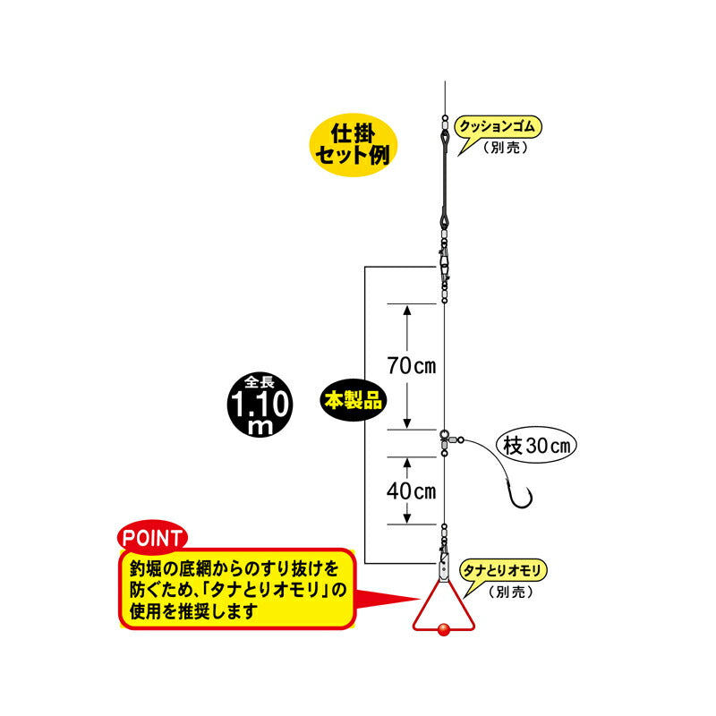 KT-016 海上釣堀 底直撃！仕掛