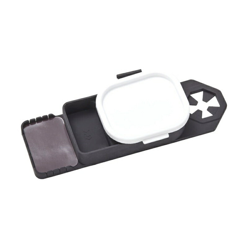 チョイ置き船べりトレイ BOX付き(C) ブラック