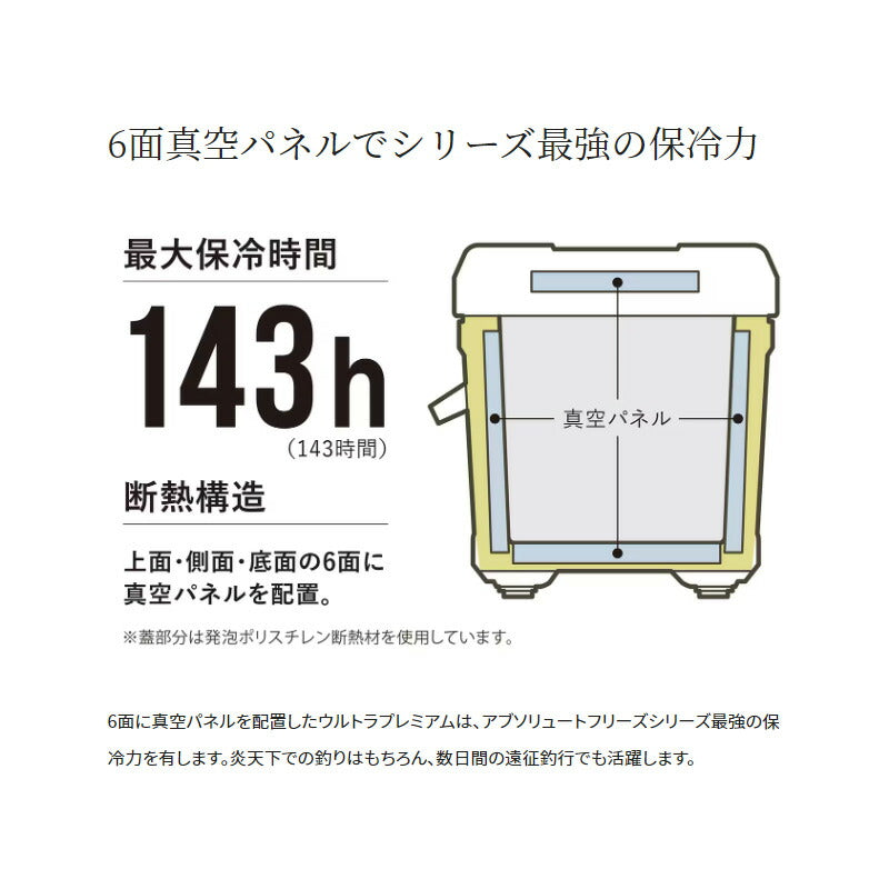 NB-040W アブソリュートフリーズ ウルトラプレミアム 40L クールホワイト
