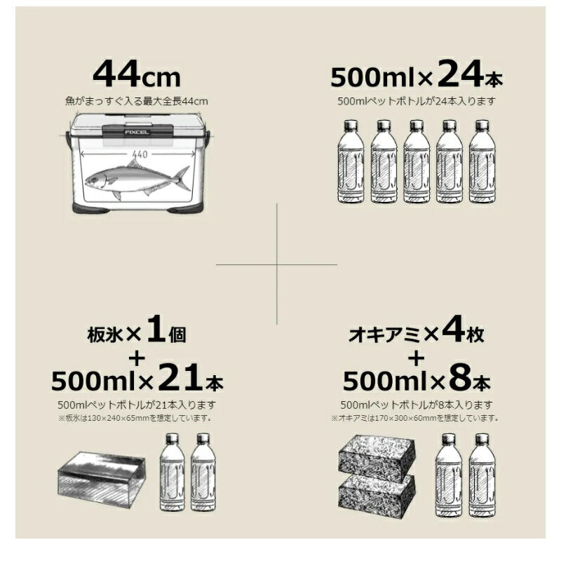 NF-430V フィクセル ライト 30L ホワイト